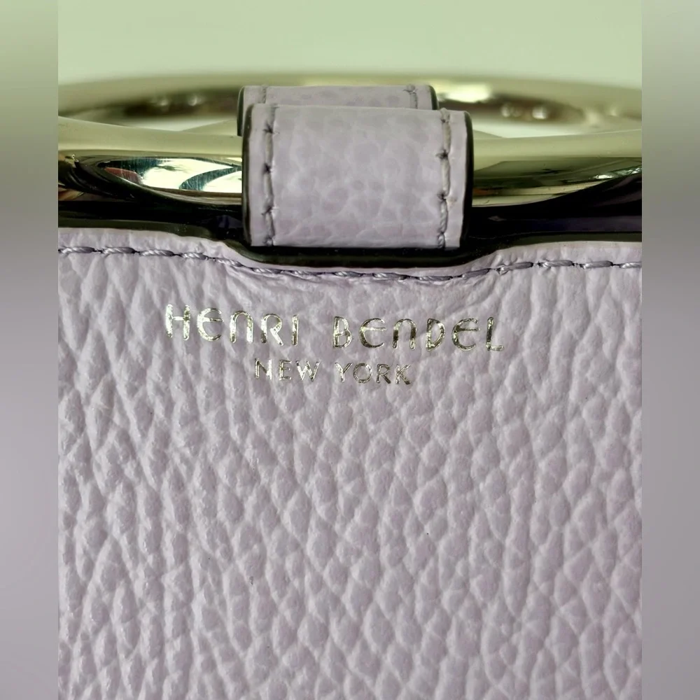 HENRI BENDEL MARQUIS MICRO TOTE/SHOULDER BAG- LILAC - Picture 9 of 10